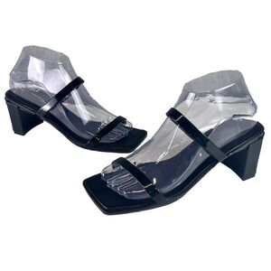 Jeffrey Campbell‎ Sandals Heels 8 Jamm Jelly Black